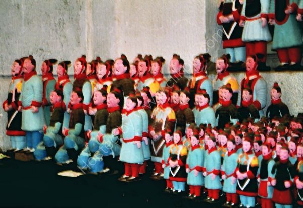 Recreated Terracota Warriors, Xian
